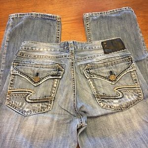 Men’s Silver Jeans Relaxed Fit
